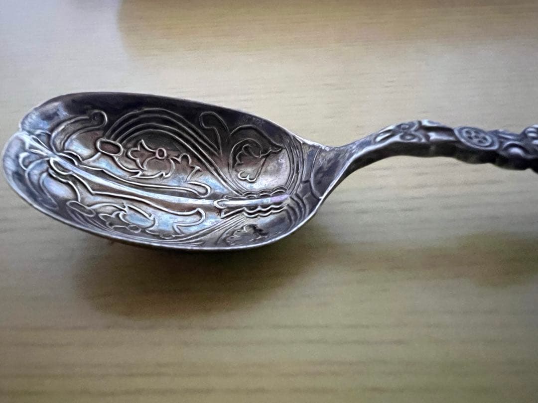 最終値下げ 戴冠式 スプーン 925 銀製