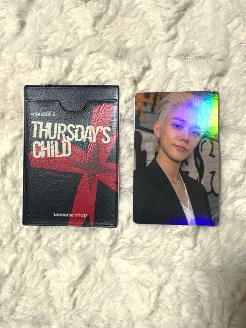 TXT Thursday's Child weverse特典 ヨンジュン トレカ - メルカリ