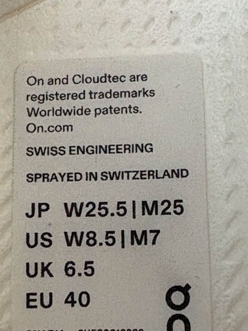 【値段交渉可】On Cloudboom Strike LS 25.0cm