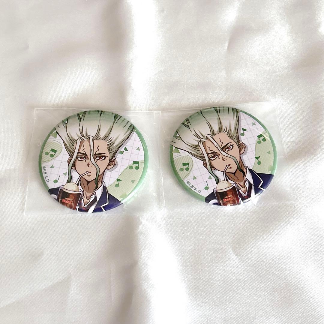 Dr.STONE 石神千空 缶バッジ まねきねこ - メルカリ