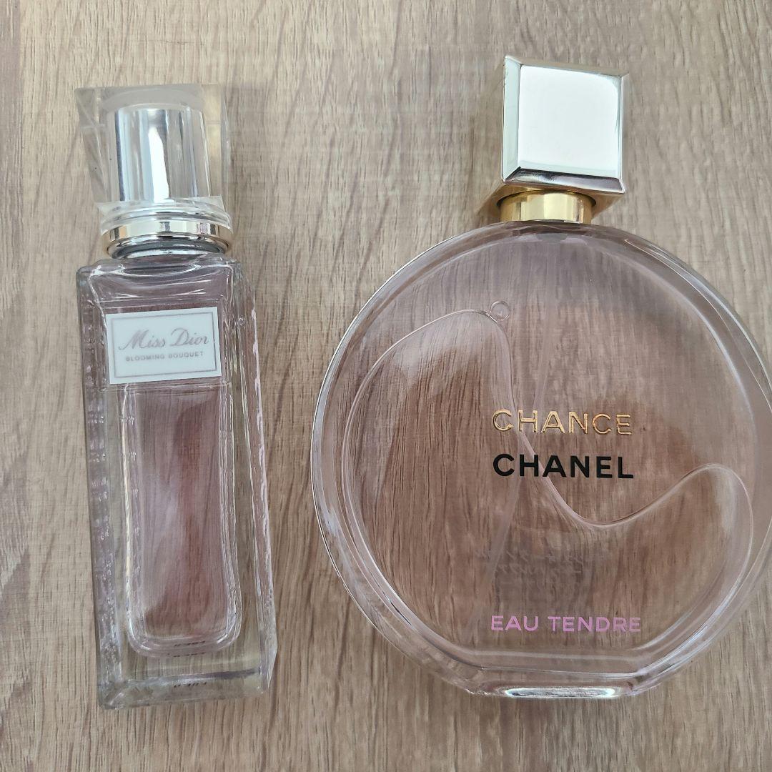 R*︎様 女性用香水　2個セット　CHANEL　Dior クリスチャンディオール ミニ香水 ギフトセット タオルハンカチ ハンド