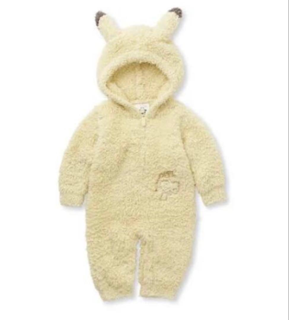 新品未開封　ジェラートピケ　ピカチュウ　ロンパース 80-90 gelato pique（ジェラートピケ） BABYピカチュウロンパース PBNO234409