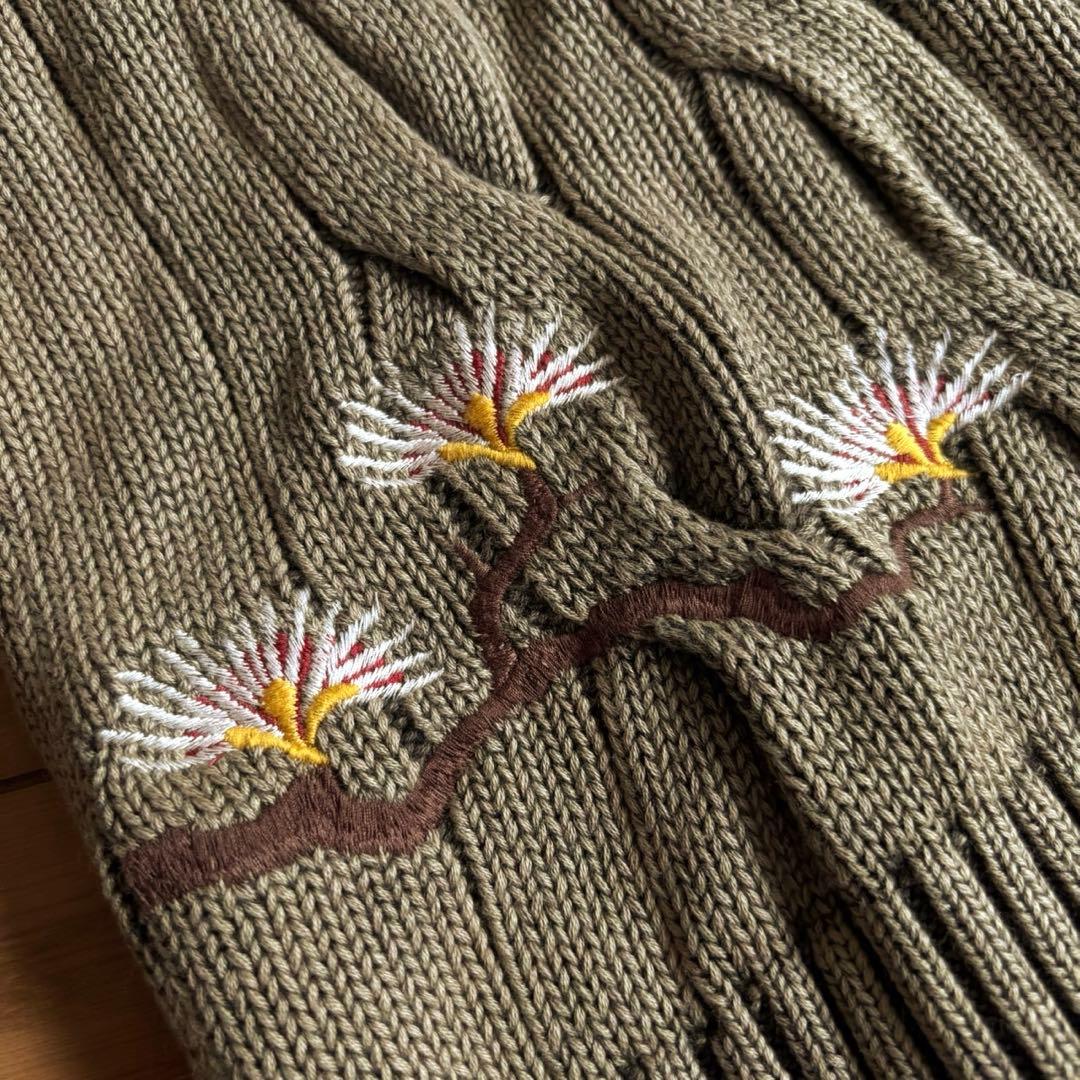 POLO RALPH LAUREN コットンケーブルニット 刺繍 エンブレム - メルカリ