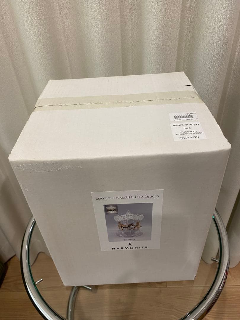 ハルモニア HARMONIER オルゴール アクリル LED カルーセル