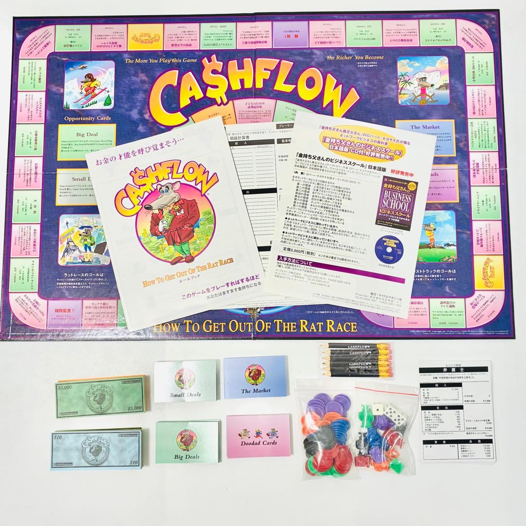 未使用訳アリ美品】キャッシュフロー101 日本語版 ボードゲーム - メルカリ