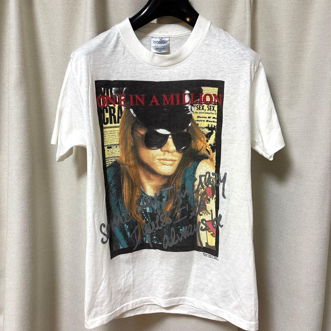 W AxL Rose Guns N' Roses ヴィンテージTシャツ 2/18 Online 21:00- . #gunsnroses #axelrose 日本一高く90年代から