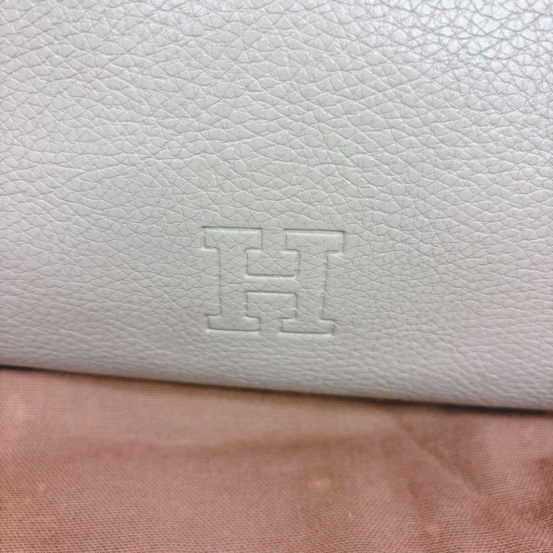 HIROFU ヒロフ ショルダーバッグ レザー ヴィータ 本革 グレージュ