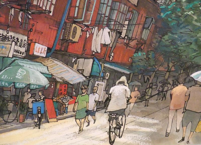 上海普安路図」巨匠 石田 歩 氏