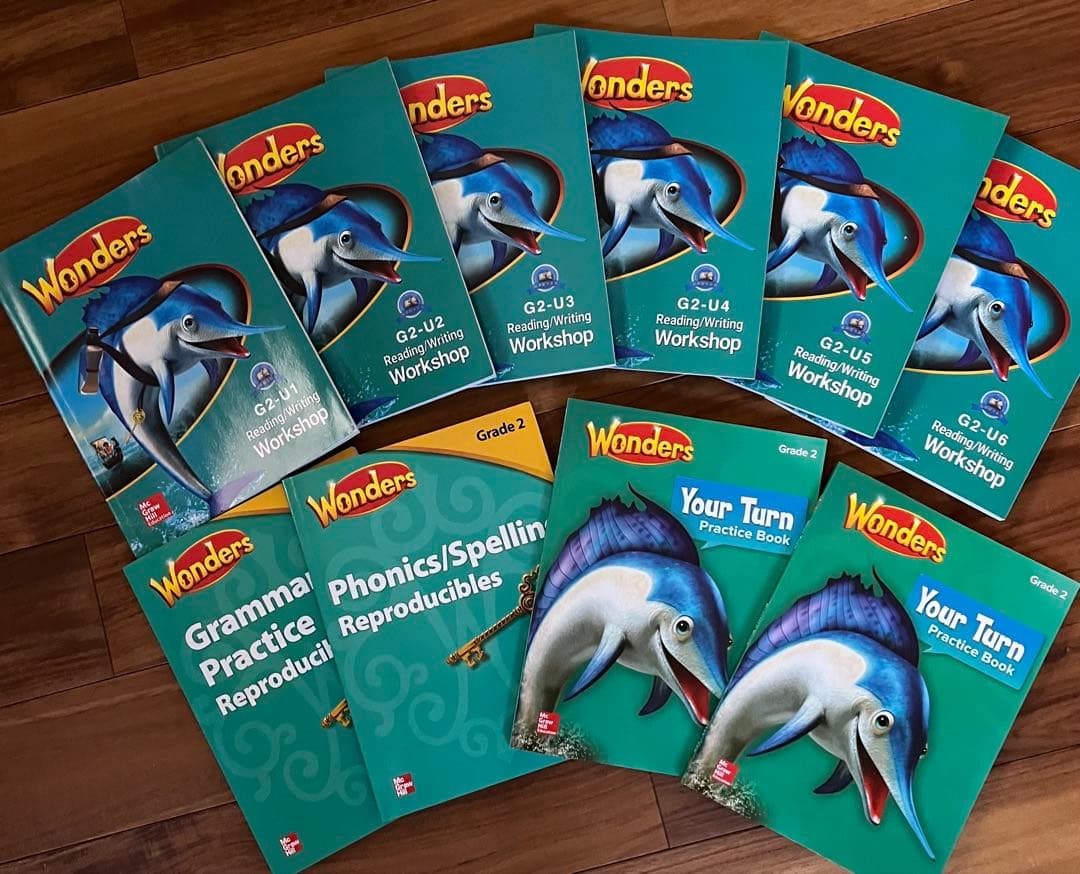 アメリカ 教科書 テキスト ワーク Grade 2 セット 帰国子女 インター 2026年版】海外子女が無償でもらえる教科書の出版社とは？受取り方法も