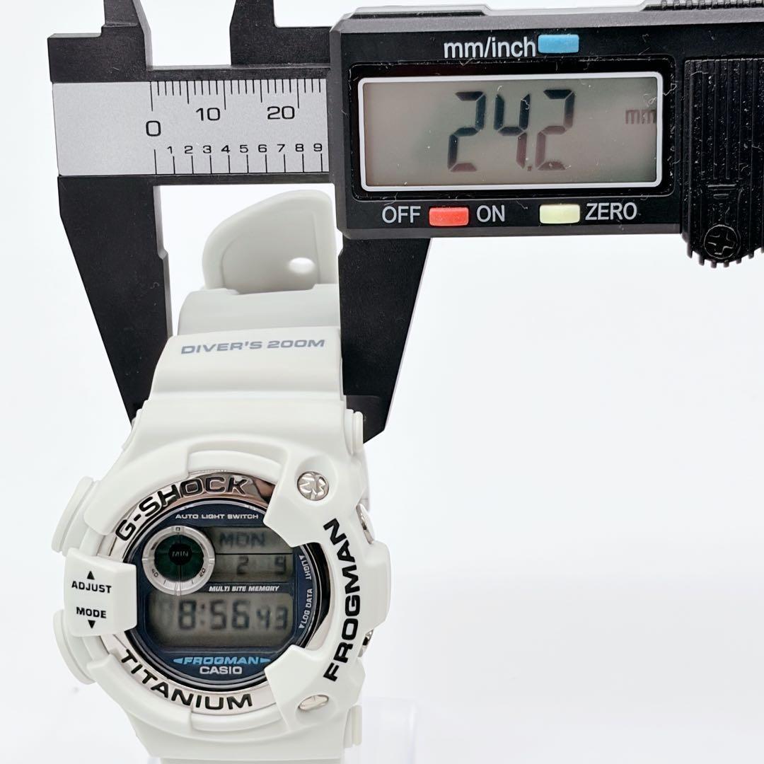 希少 CASIO G-SHOCK フロッグマン DW-9900 ホワイト チタン - メルカリ