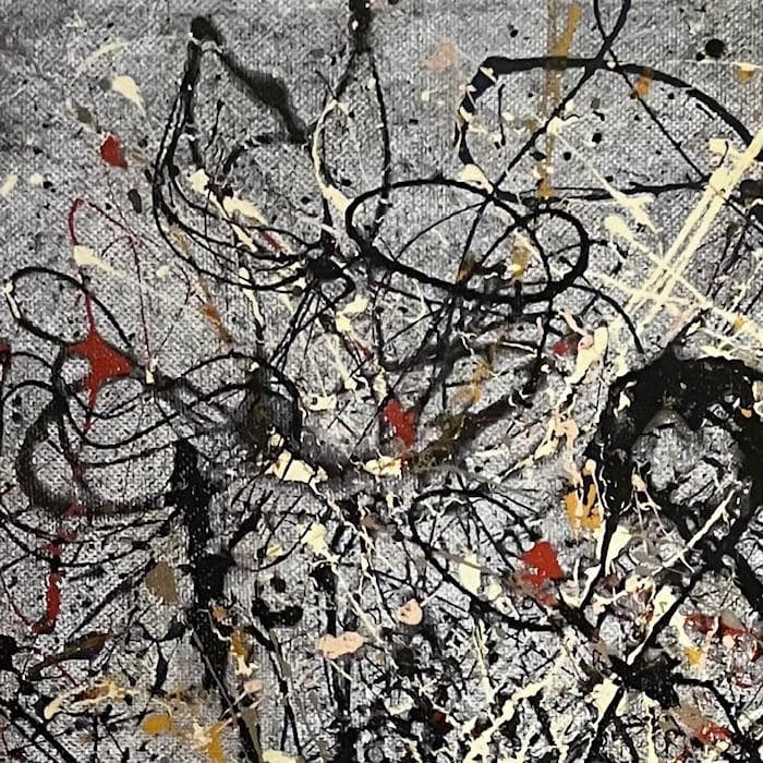 額装済/Number 18 1950（ジャクソン ポロック）アートポスター - メルカリ