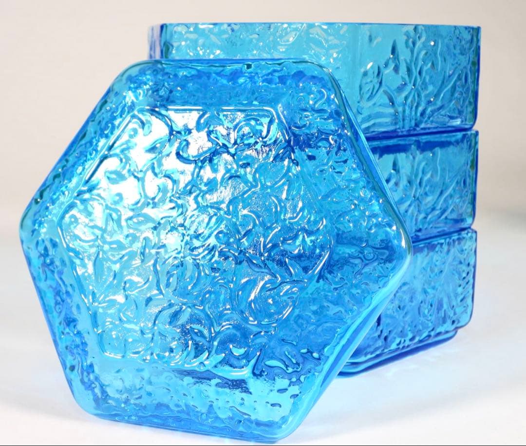 江戸吹硝子 六角縁高』『清昌堂やました謹製』三段重箱 茶道具 - メルカリ