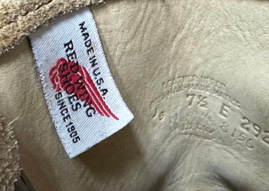 靴 RED WING SHOES 25.5cm #8156