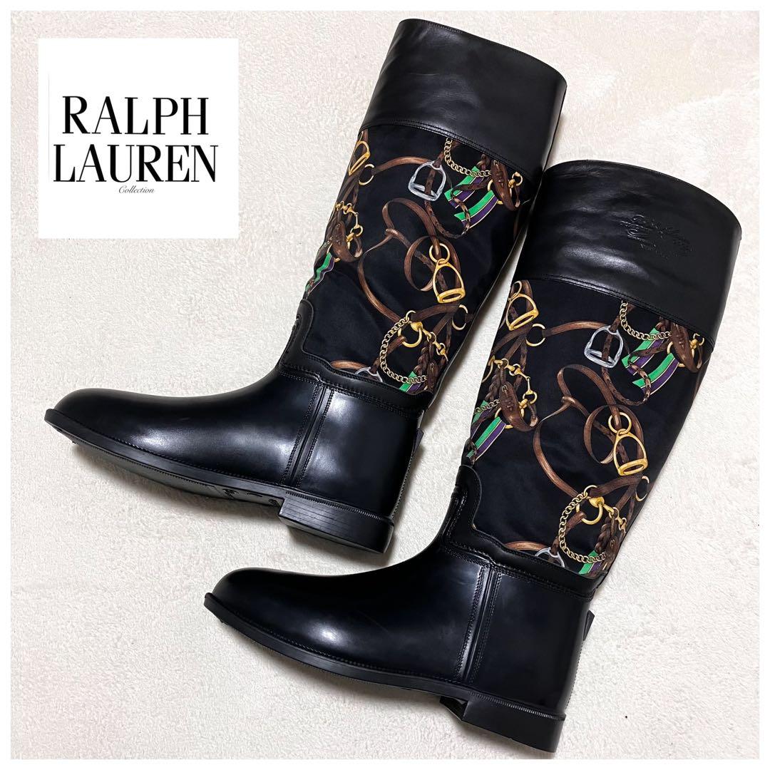 希少・高級ライン✨ラルフローレン MCMLXVII レザー 異素材 ロングブーツ 新品✨LAUREN ラルフローレン Brooke Tall 本革 ロングブーツ - メルカリ