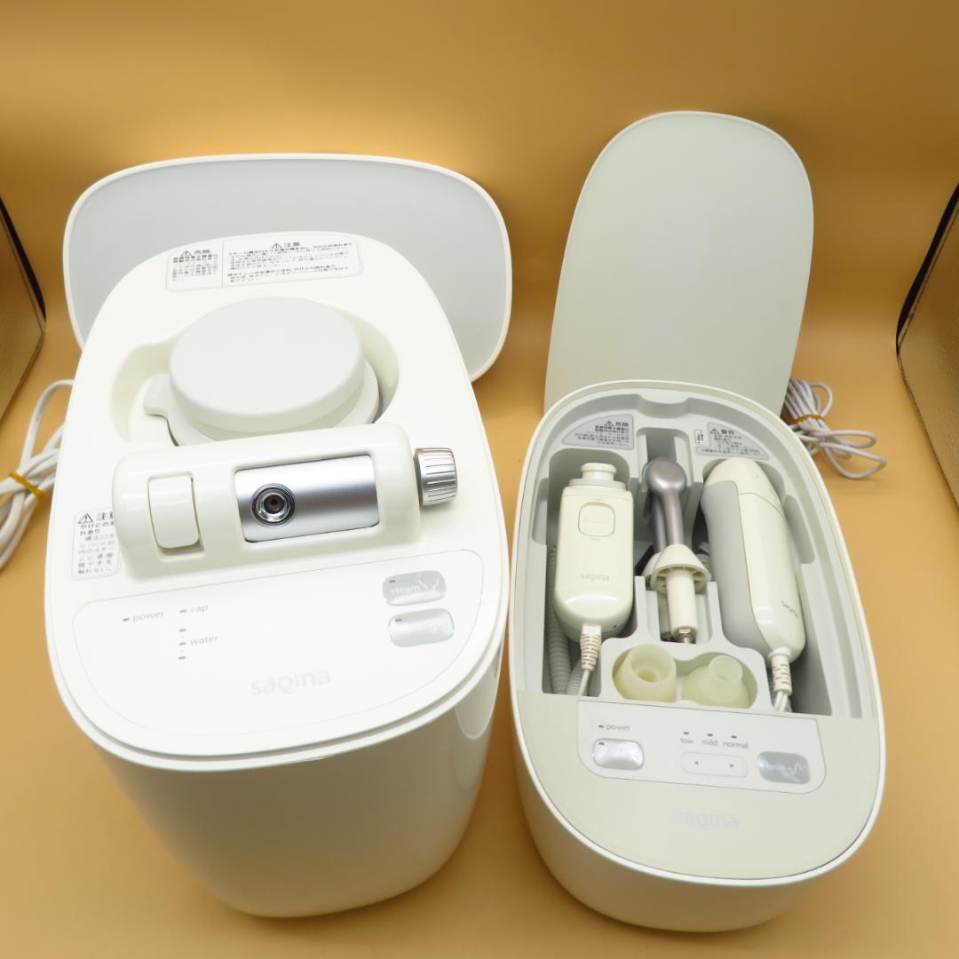 動作良好　使用少なめ　Saqina pino　サキナ　ピノ　 美容器・スチーマー 動作確認済】サキナ ピノ 美顔器 フヨウ サキナ スチーマー - メルカリ