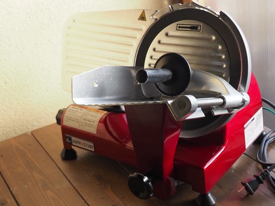 キプロスター　ミートスライサー　美品 楽天市場】キプロスター 業務用ミートスライサー(フッ素樹脂