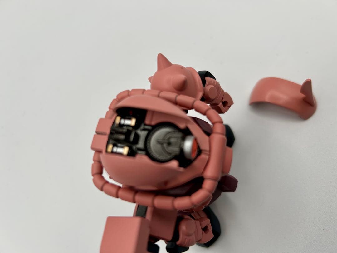 SDガンダム BB戦士ミキシング シャアザクとザク2体セット 塗装改修品