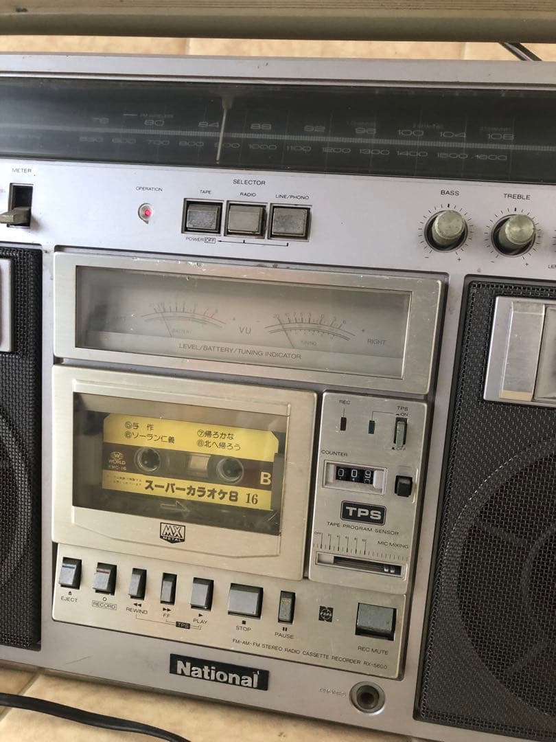 National RX-5600 ラジカセ(G37) - メルカリ