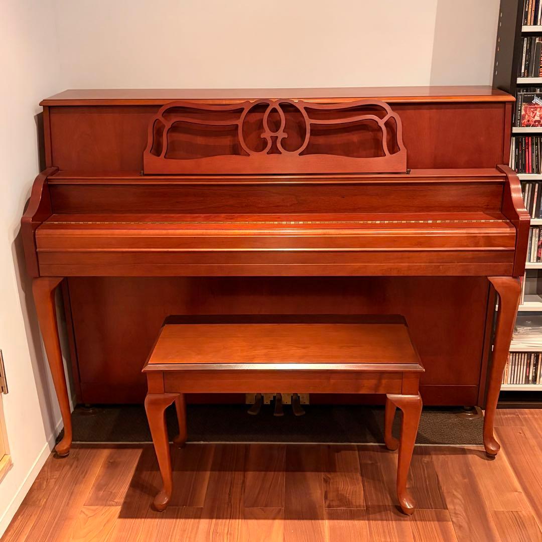 ☆美品綺麗☆USA YAMAHA ヤマハ アップライトピアノ 猫足☆調律回数