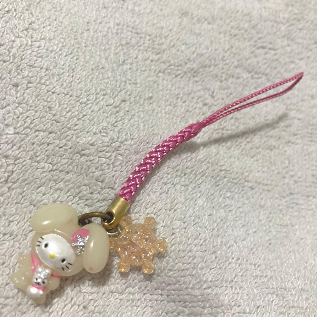 レア ご当地キティ 北海道 限定 雪うさぎ 根付けストラップ - メルカリ
