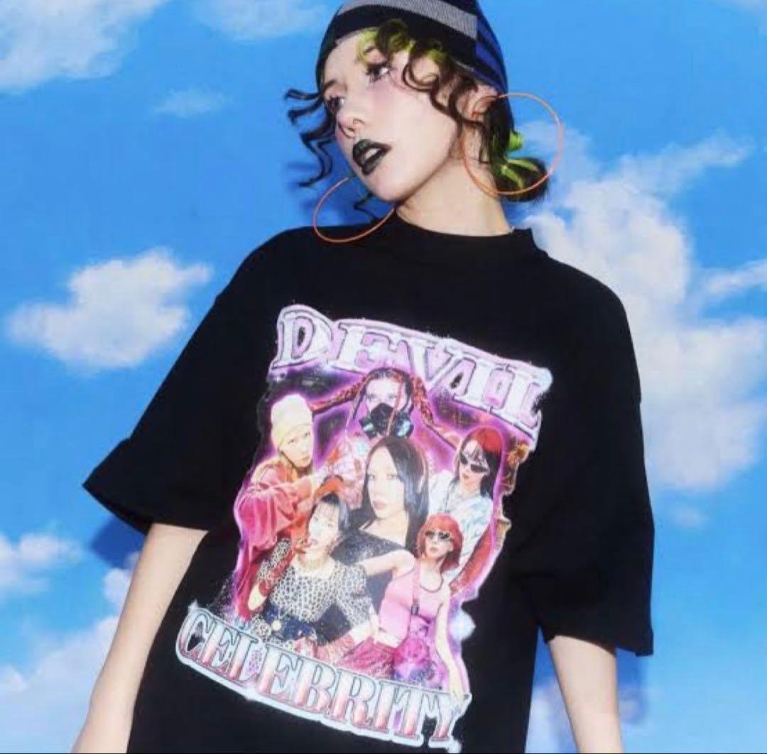 仲里依紗 RE. 3rd アニバーサリーツアーTシャツ ブラック - メルカリ