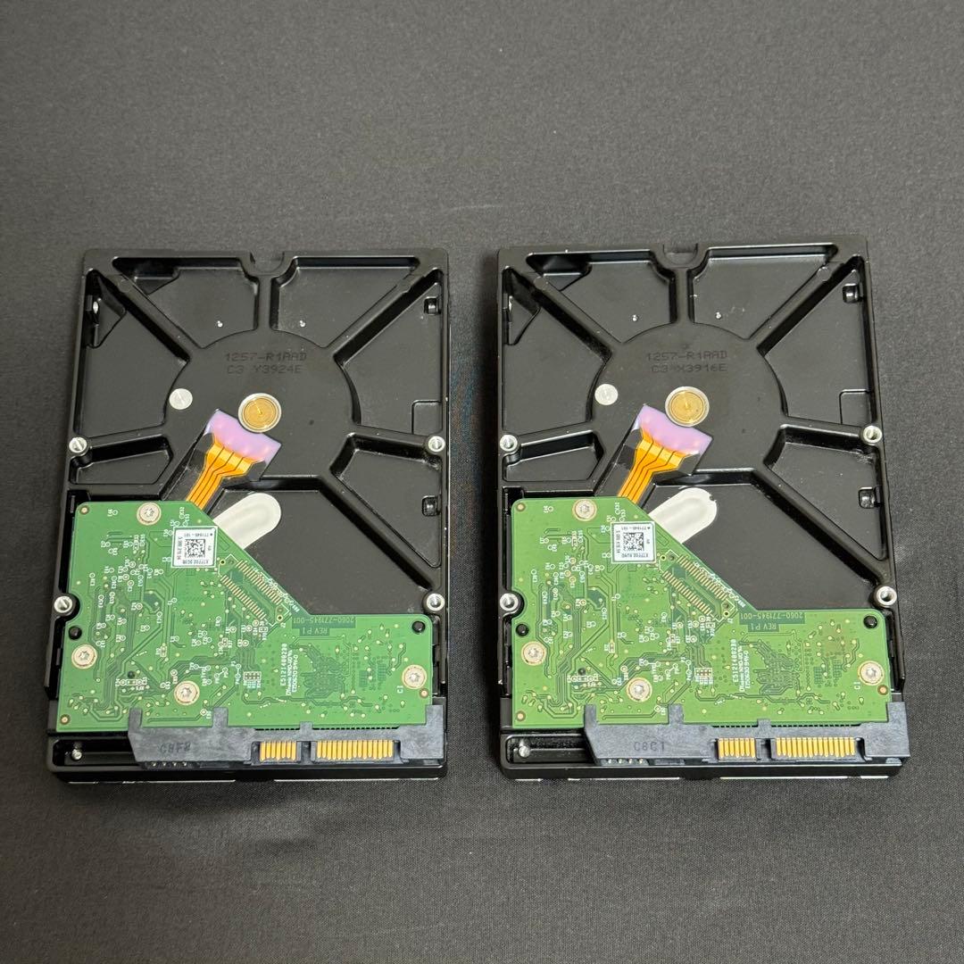 WD Red HDD 2TB 2個、SEAGATE HDD 3TB セット - 外付けハードディスク