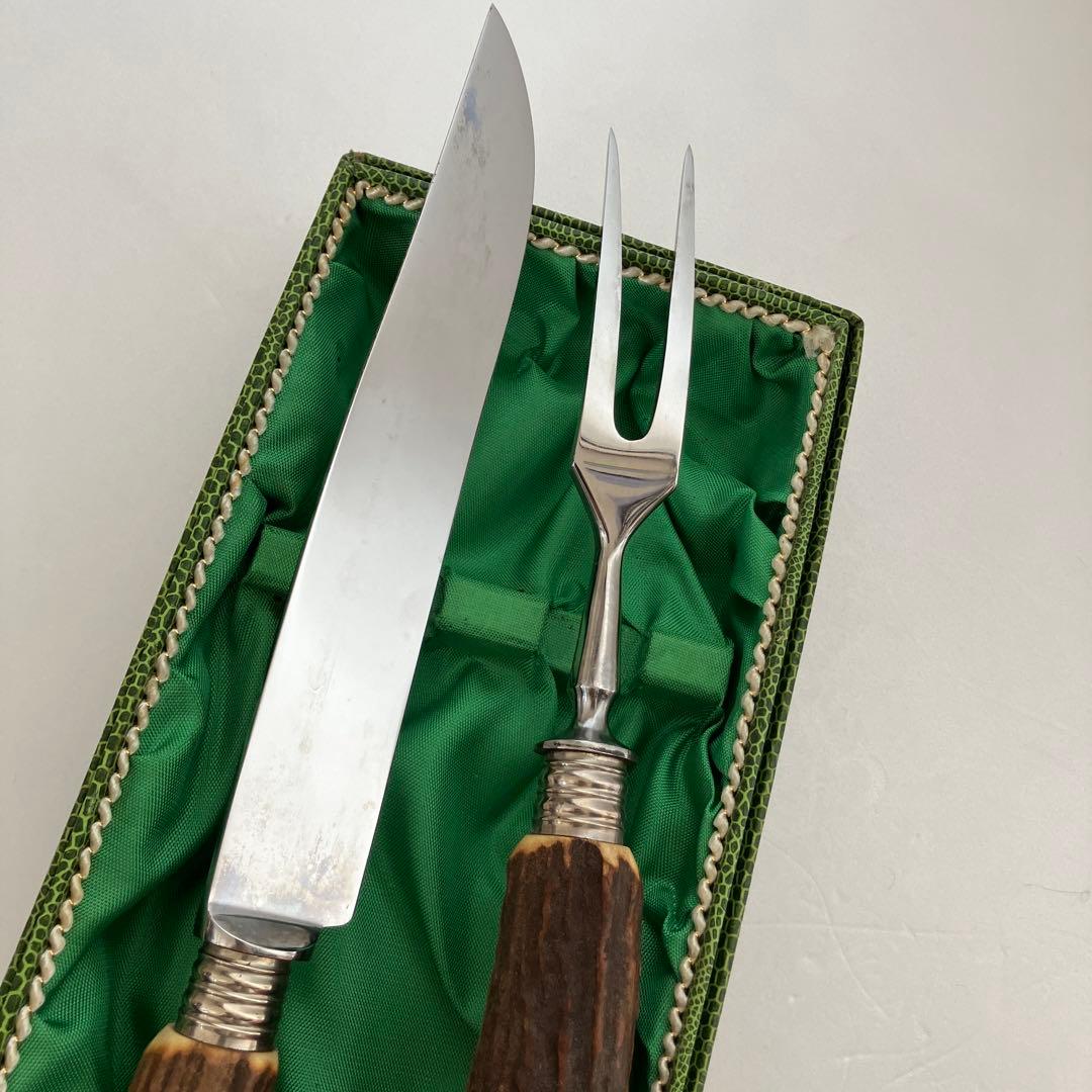 ゾーリンゲン カービングナイフ&フォークセット 鹿角柄 - メルカリ