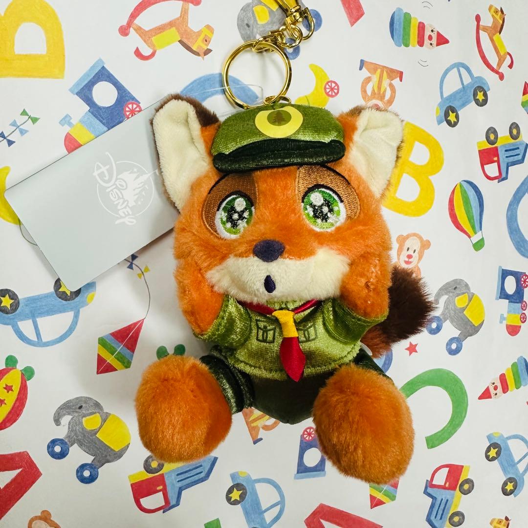 ズートピア ニック ぬいぐるみキーチェーン KIRAME ディズニーストア