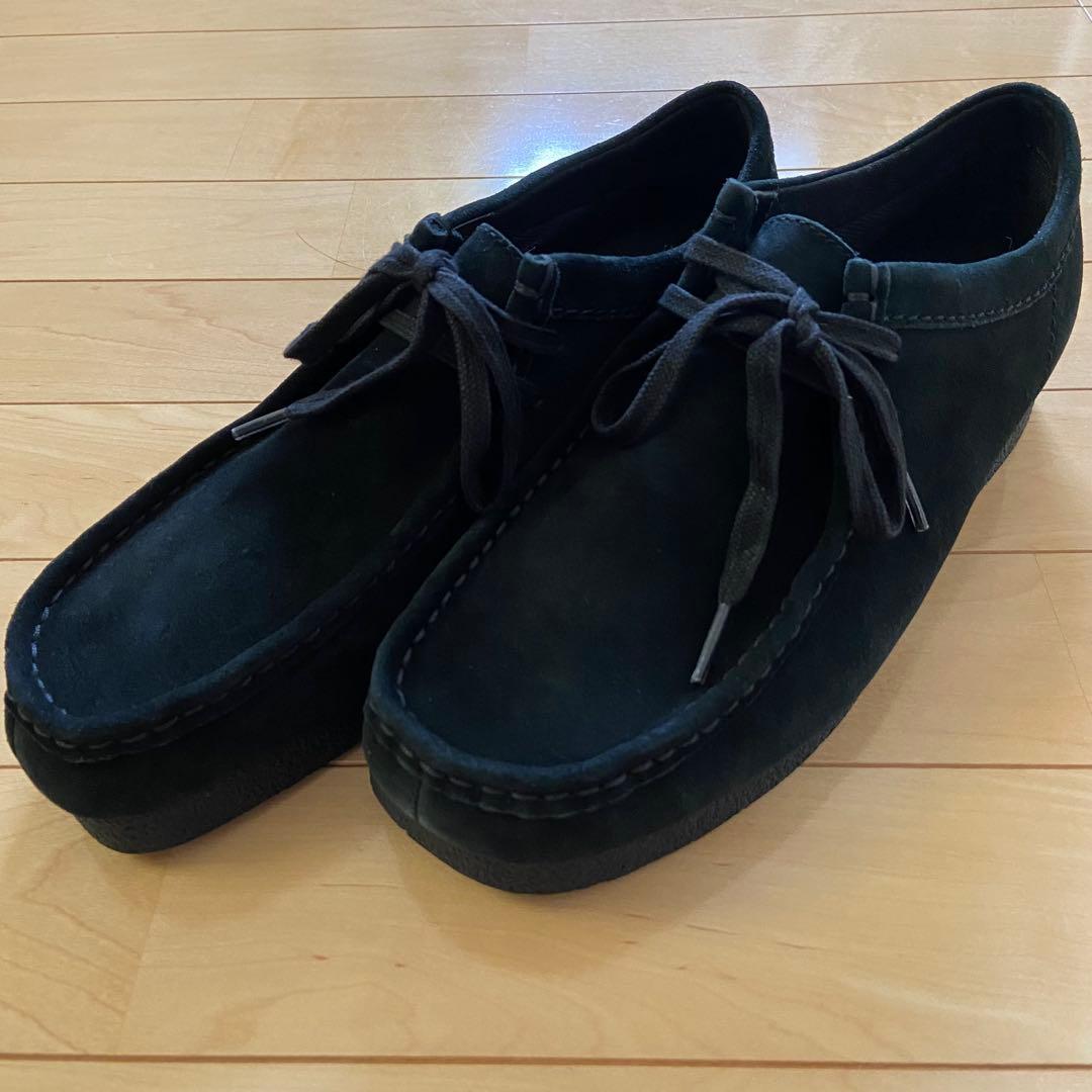 クラークス ワラビー エヴォ ウォータープルーフ ブラッククラークス