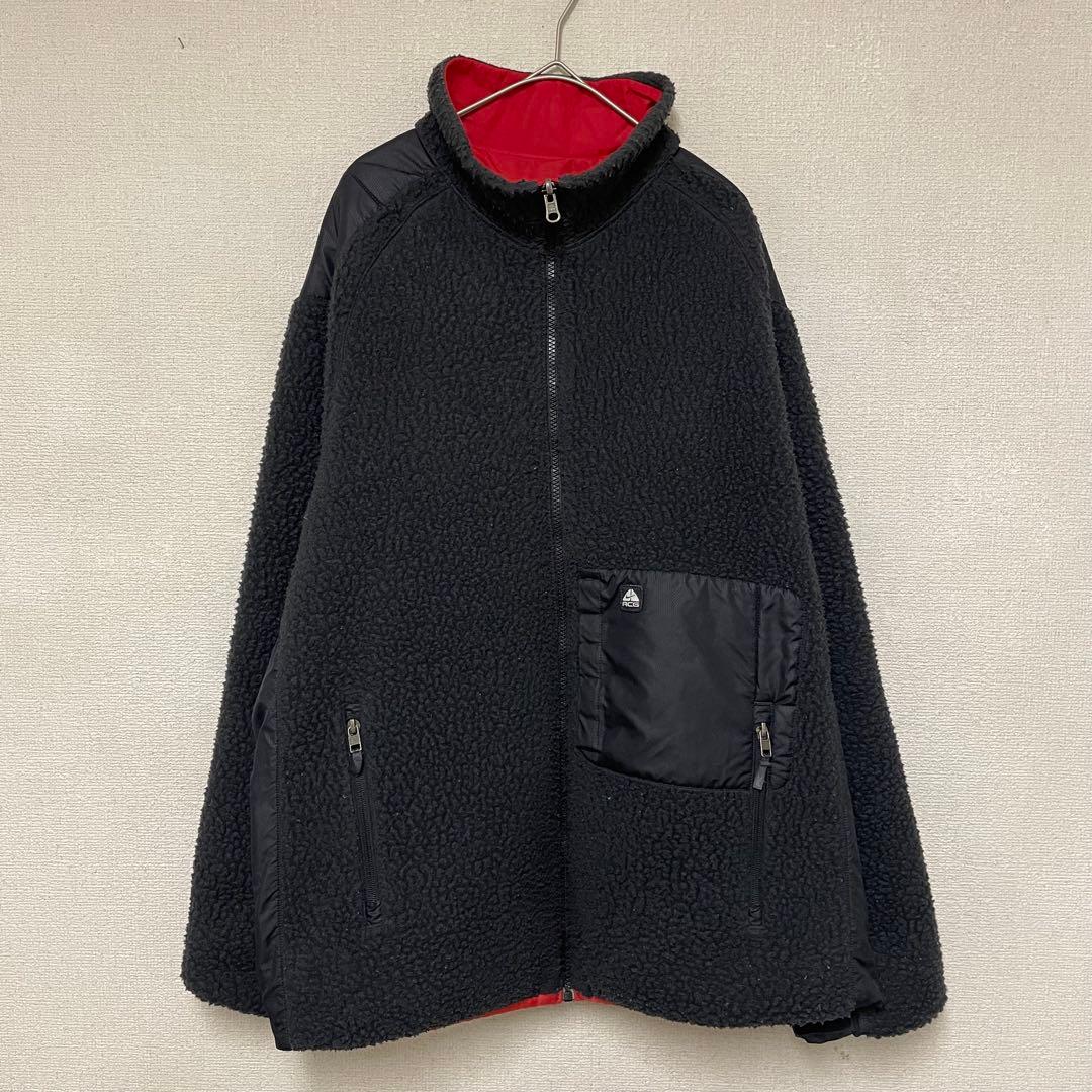 希少サイズ】NIKE ACG ジャケット ボアフリース ナイロン リバーシブル