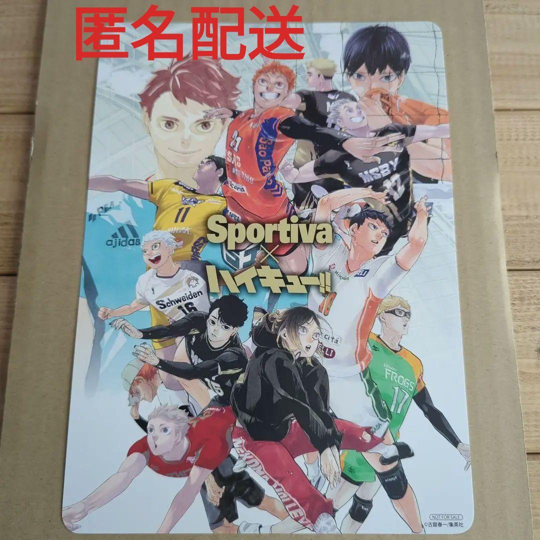 Sportiva×ハイキュー!! アニメイト特典B5サイズ ビジュアルボード