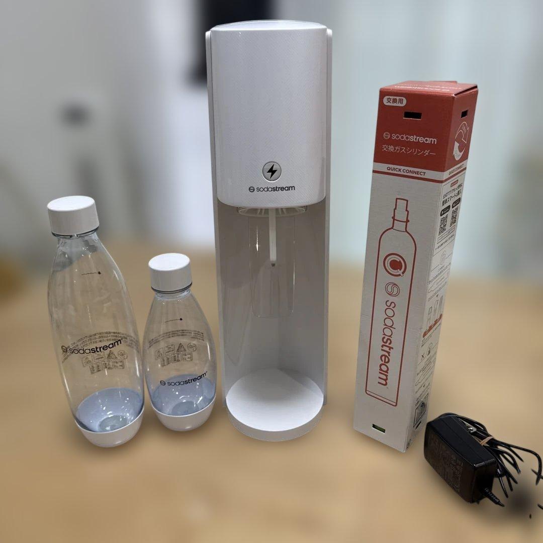sodastream ソーダストリーム E-TERRA ホワイト SodaStream E-Terra Sparkling Water Maker -White 1012911010 - The