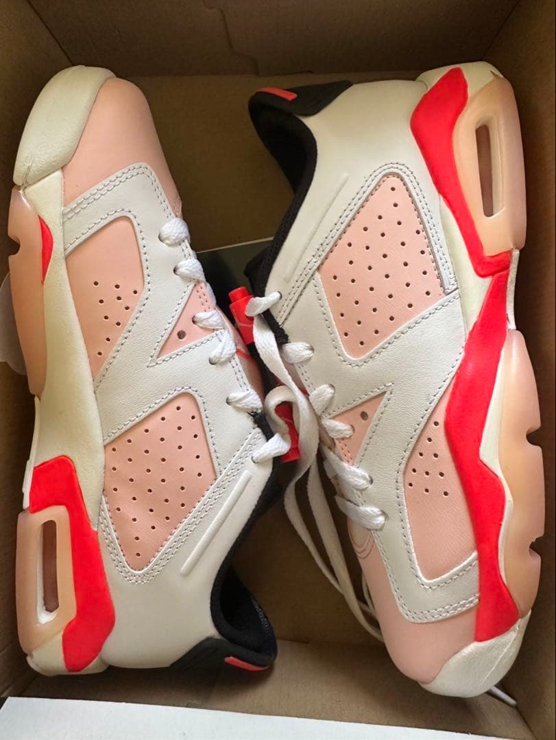 23.5cm 新品 ナイキ エアジョーダン 6 レトロ ロー アトモスフィア