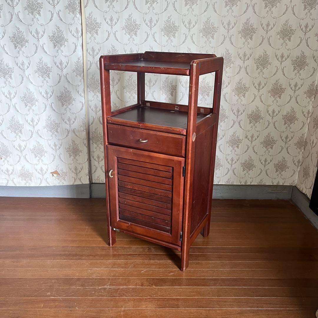 アンティーク】カリモク 電話台 FAX台 花台 飾り台 古家具 古民家