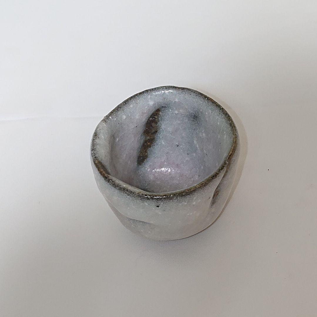 清水卯一 蓬莱赤土彩盃 ぐい呑