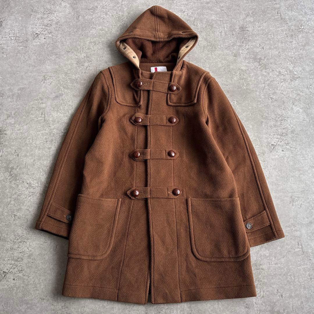 英国製□Raw-tex ムーアブルック ヘリンボーン ウール ダッフルコート