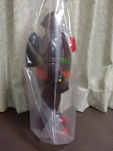 ☆ソフビ◇デラックス鉄人28号☆茶色成型色◇M1号◇新品未使用◇DX鉄人