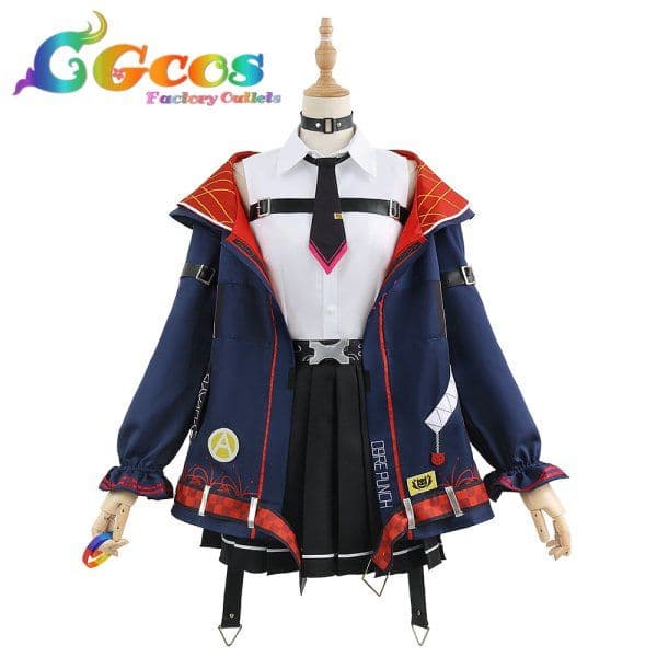 VTuber ホロライブ 百鬼あやめ コスプレ衣装 VTuber hololive 百鬼あやめ コスプレ衣装 アイドル衣装 1周年記念