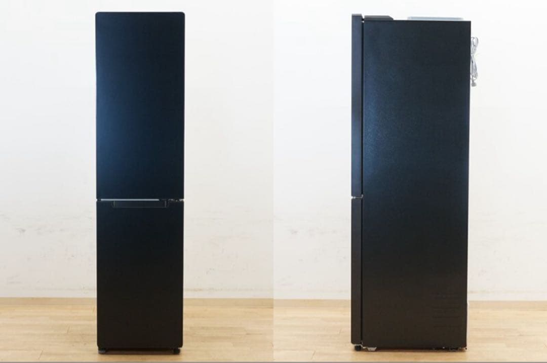 ニトリ NR-208A BK／2023年製 208L 2ドア冷蔵庫 ニトリ 208Lスリム 2