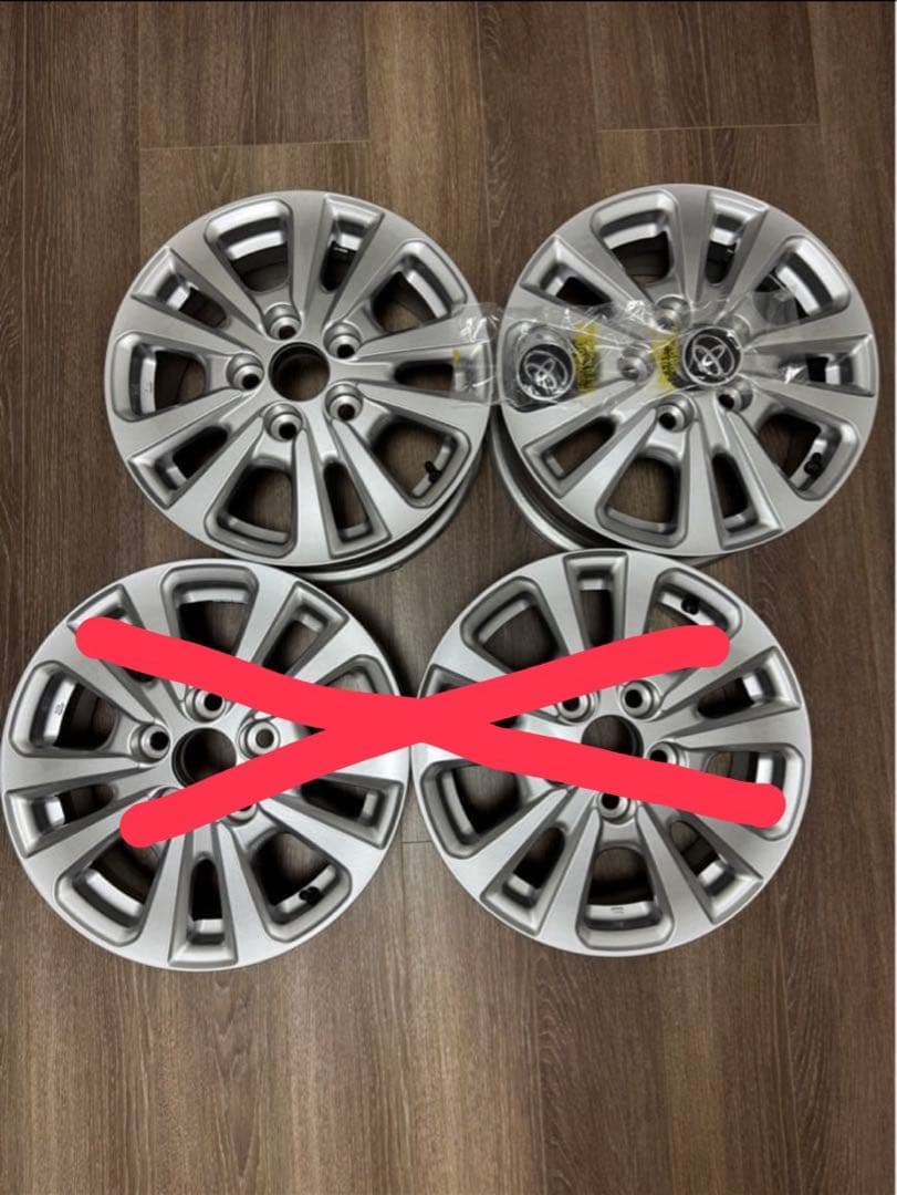 【エビマヨさま専用】 80 ノア　純正ホイール　新車外し♪(1/2) 東京都 世田谷区にて 新車外し トヨタ NOAH/VOXY 80系 後期 純正