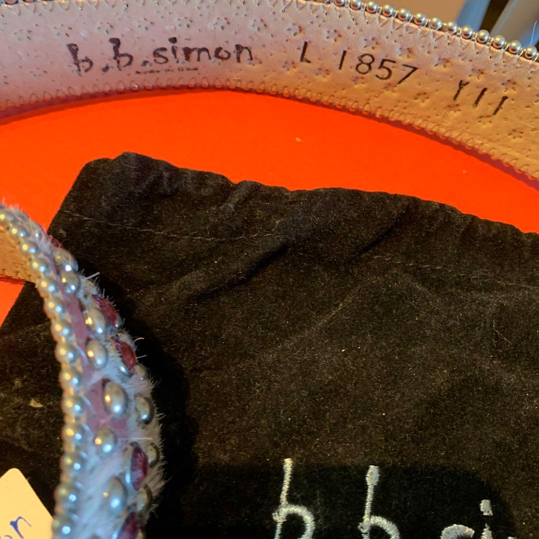 b.b.simon ベルト　ピンク