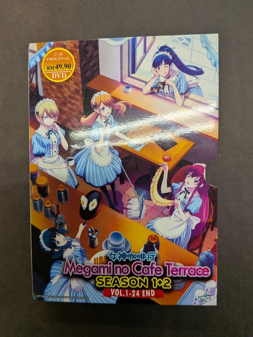 女神のカフェテラス海外製DVD （シーズン1、2全24話）瀬尾公治作品 女神のカフェテラス海外製DVD （第1期、第2期全24話収録）瀬尾公治作品