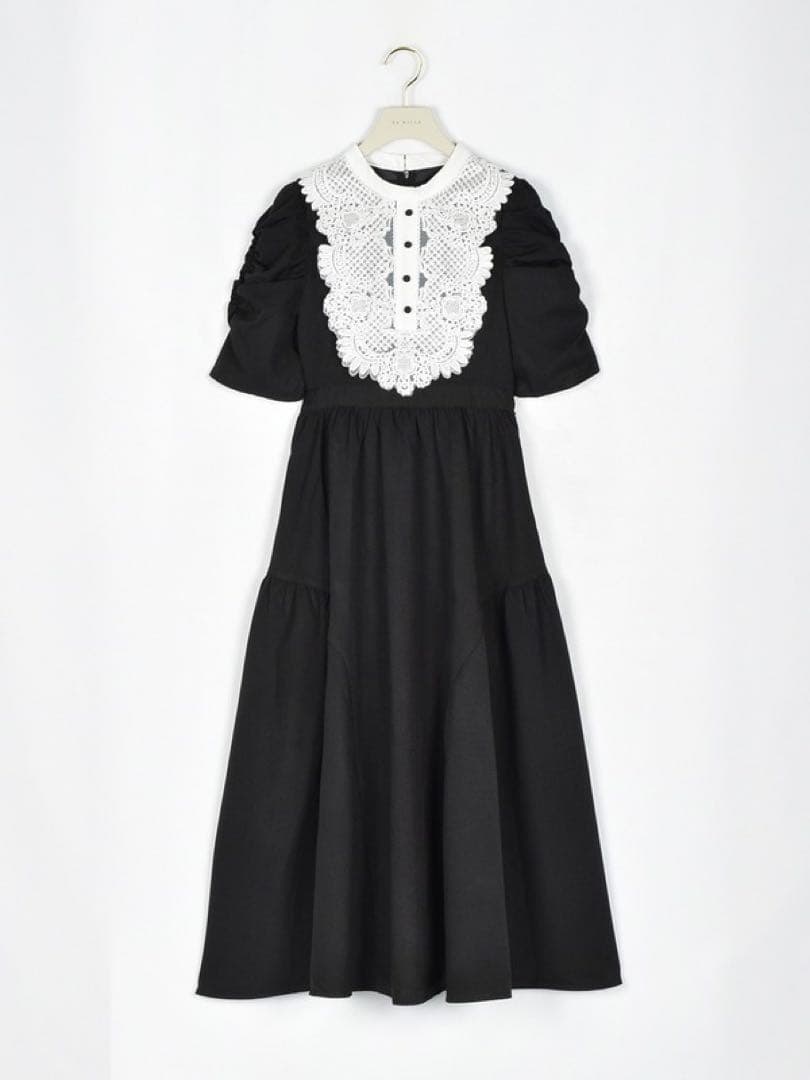 An MILLE ヨークレースフレアOP ワンピース アンミール エブリン