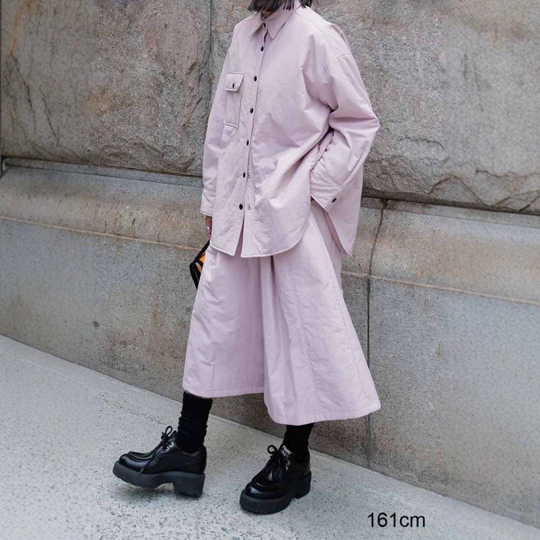 MACHATT パファーシャツ パファーキュロットパンツ セットアップ