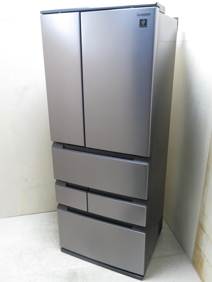 名古屋市内 近郊送料無料 シャープ 2024年製 6ドア 冷凍冷蔵庫 545L SHARP SHARP 6ドア冷蔵庫 545L ピラーレスフレンチドア SJ-MF55P