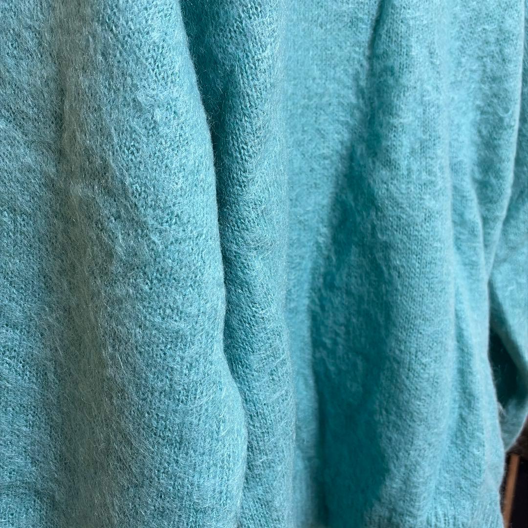 AURALEE 22AW モヘアニット ブルー - メルカリ