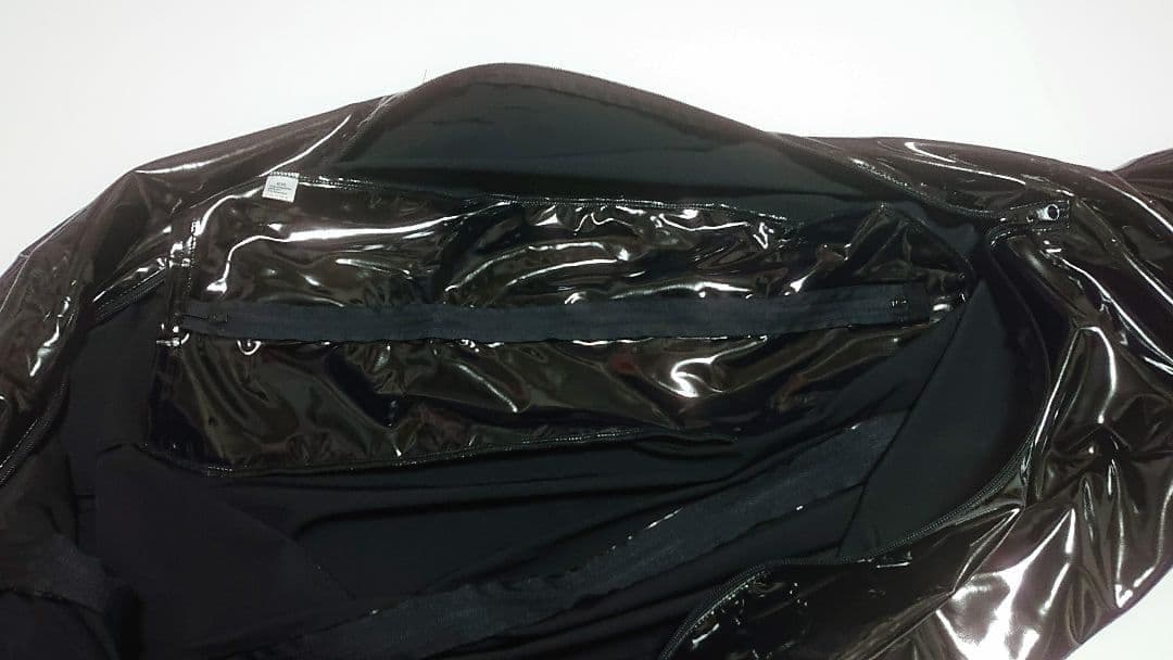 寝袋ゼンタイ拘束全身タイツ光沢エナメルマミーボンデージコスプレSM