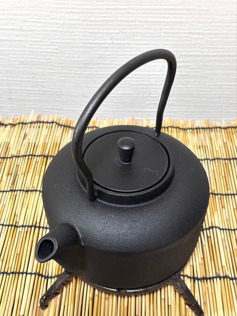 美品、供箱、取説付 三条特殊鋳工所造UNILLOY 鉄瓶1リットル 南部鉄瓶