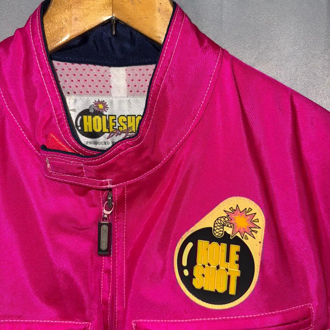 美品】HOLESHOT 当時物クシタニ バイクジャケット ピンク ライダース