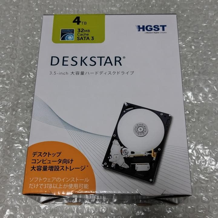 HGST 3.5インチ HDD 4TB - メルカリ